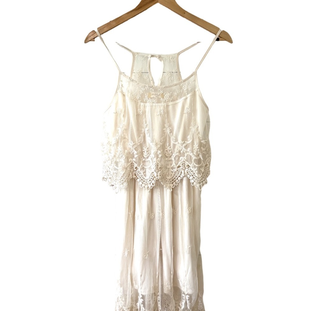 Altar'd State Cream Lace Dress